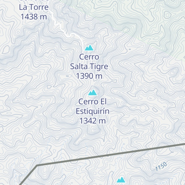 Map of Cerro El Estiquirín