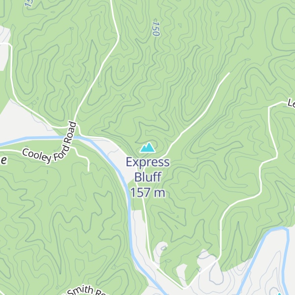 Map of Express Bluff