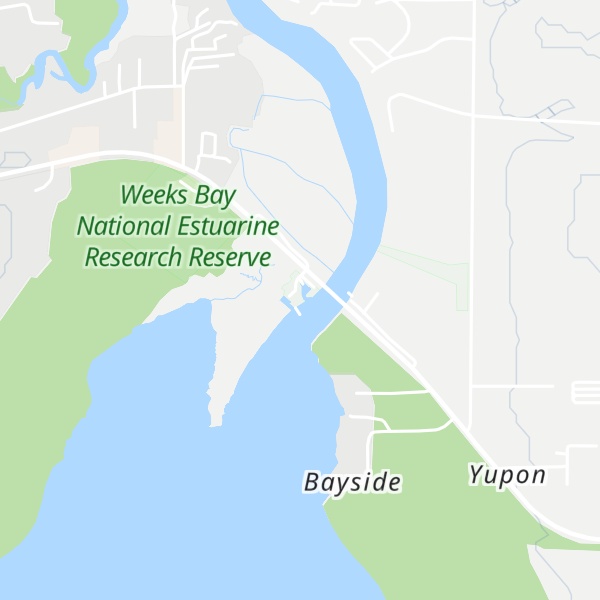 Map of Weeks Bay Resource Center