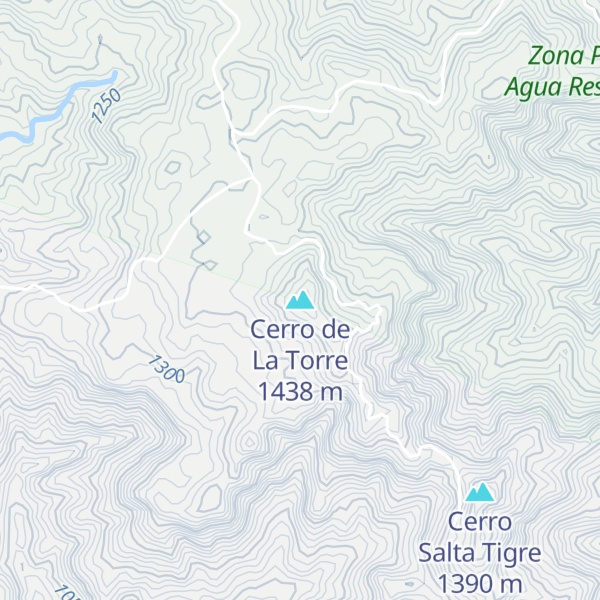 Map of Cerro de La Torre