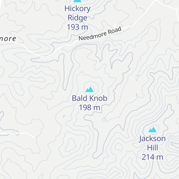 Map of Bald Knob