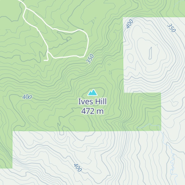 Map of Ives Hill