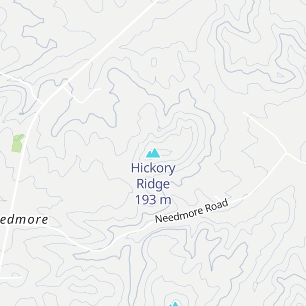 Map of Hickory Ridge