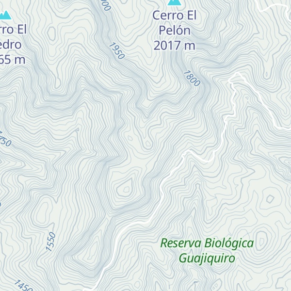 Map of Cerro Singore