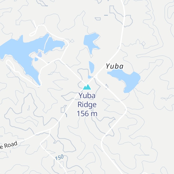 Map of Yuba Ridge