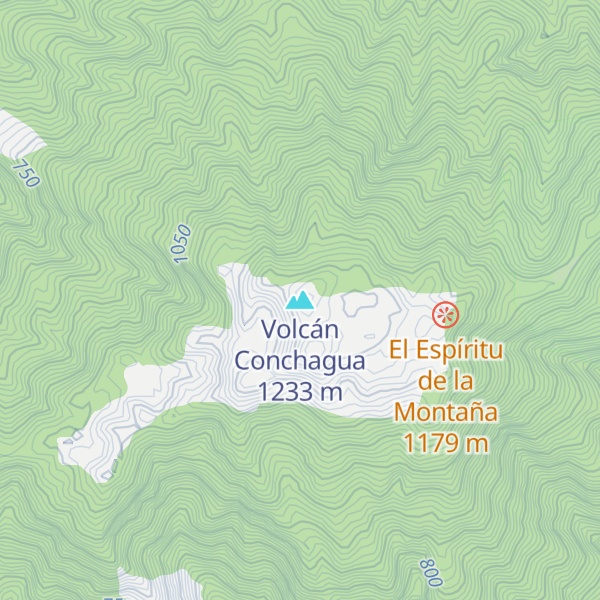 Map of Volcán Conchagua