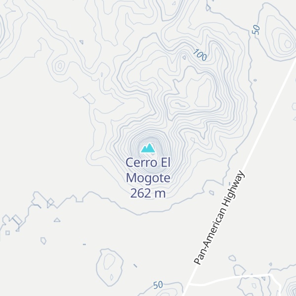 Map of Cerro El Mogote