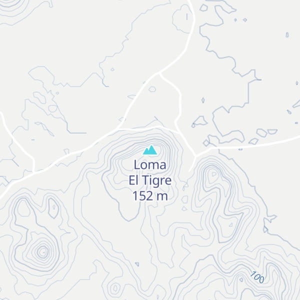 Map of Loma El Tigre