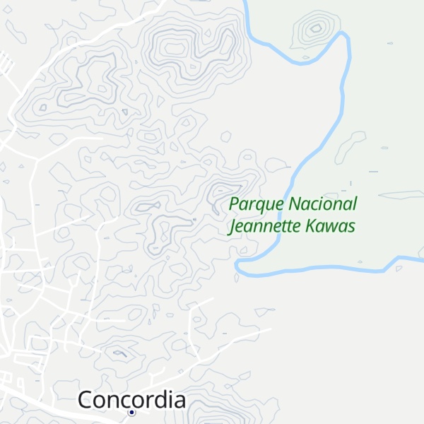 Map of Cerro Cardona