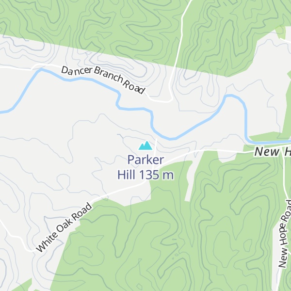 Map of Parker Hill