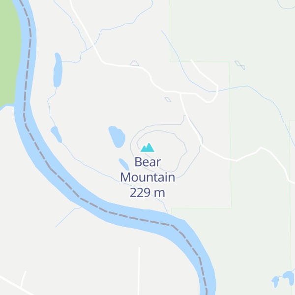 Map of Bear Mountain