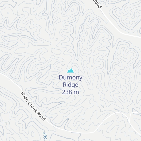 Map of Dumony Ridge