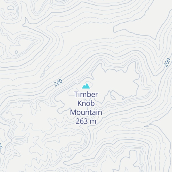 Map of Timber Knob Mountain
