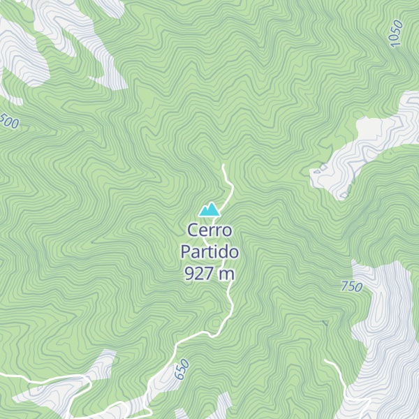 Map of Cerro Partido
