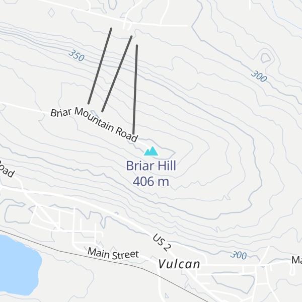 Map of Briar Hill