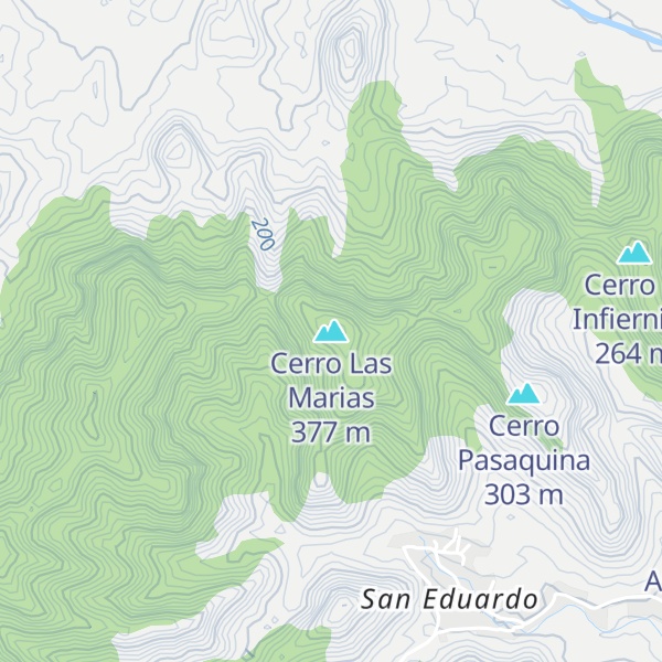 Map of Cerro Las Marias