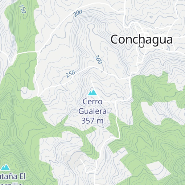 Map of Cerro Gualera
