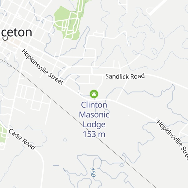 Map of Clinton Masonic Lodge