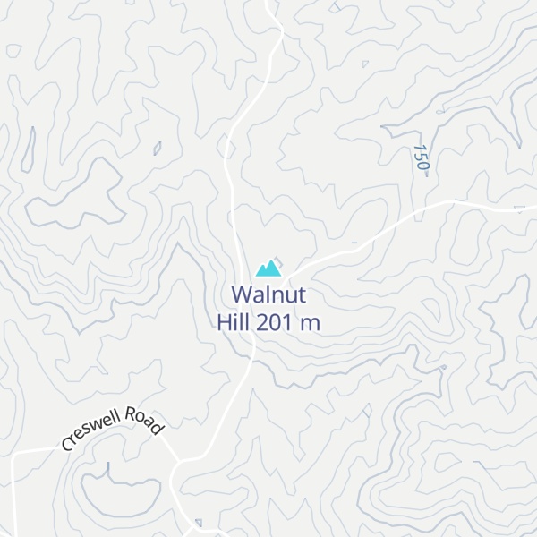 Map of Walnut Hill