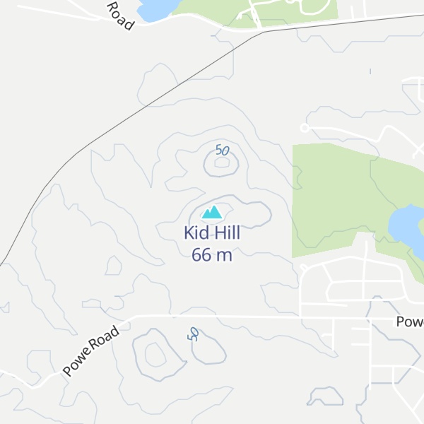 Map of Kid Hill