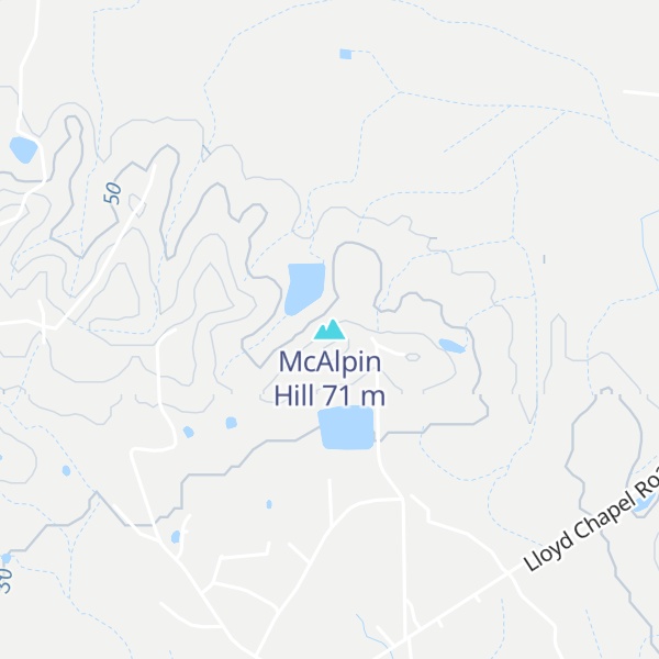 Map of McAlpin Hill