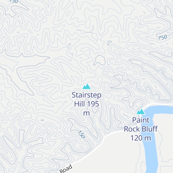 Map of Stairstep Hill