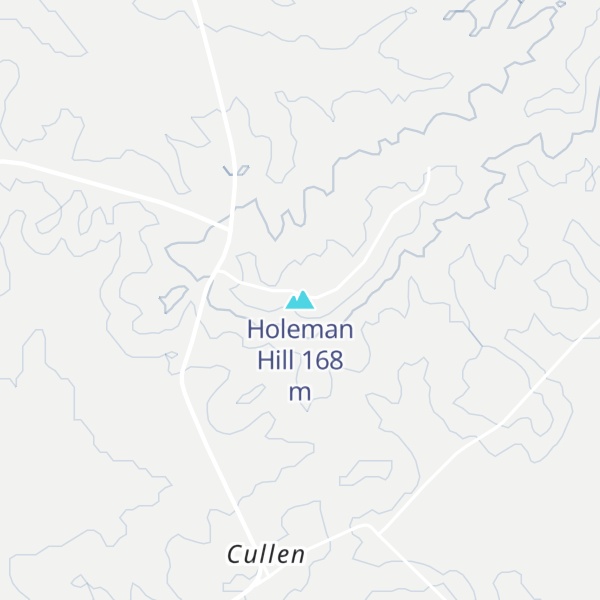 Map of Holeman Hill