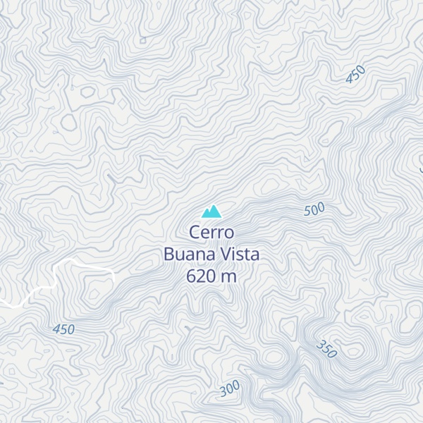 Map of Cerro Buana Vista