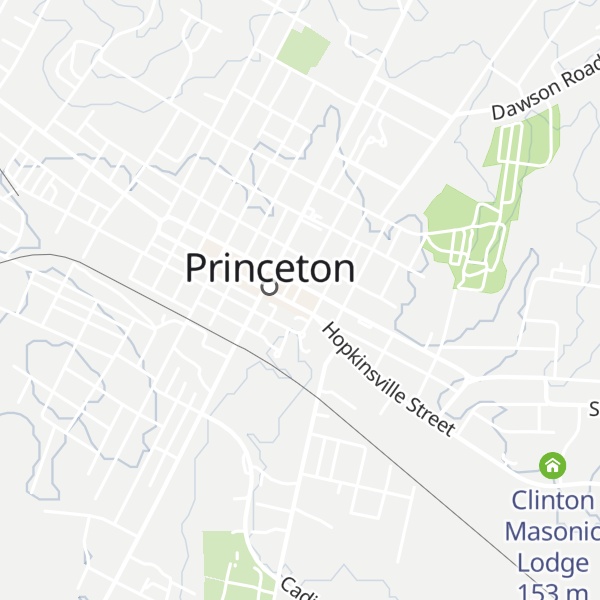 Map of Princeton Tourist Welcome Center