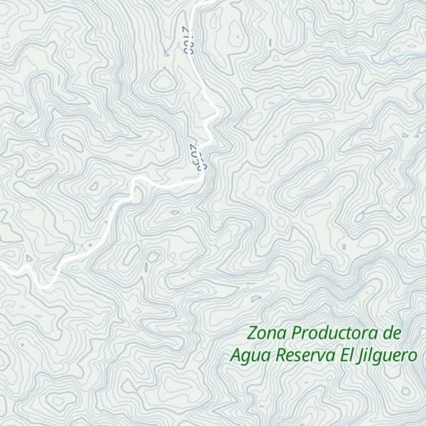 Map of Cerro de Hule