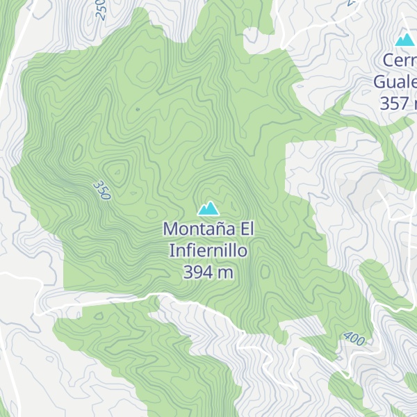 Map of Montaña El Infiernillo