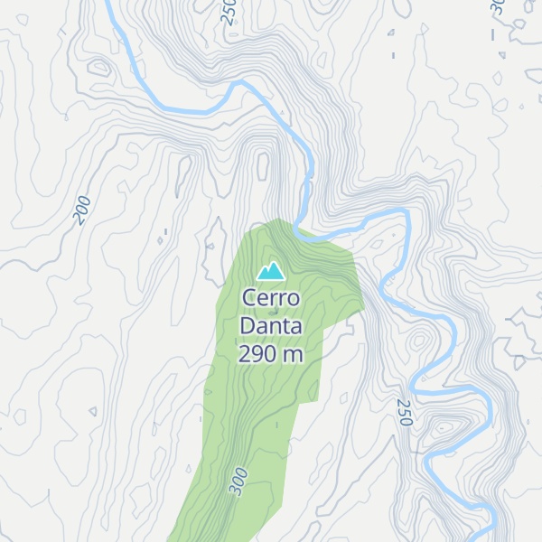 Map of Cerro Danta