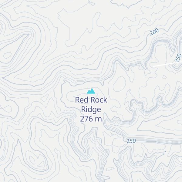 Map of Red Rock Ridge