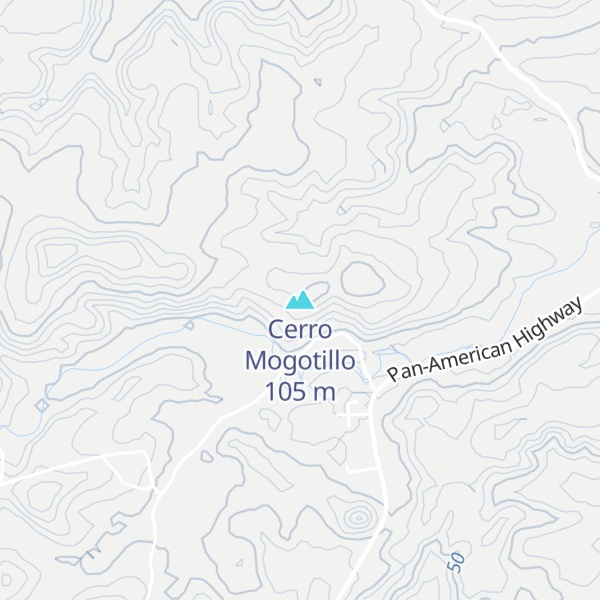 Map of Cerro Mogotillo
