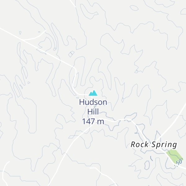 Map of Hudson Hill
