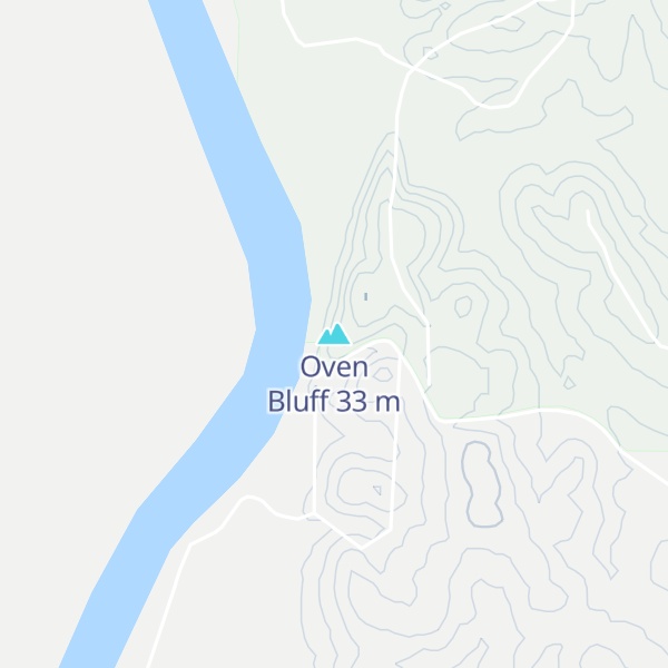Map of Oven Bluff