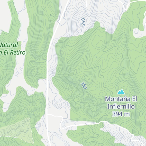 Map of Cerro El Duende