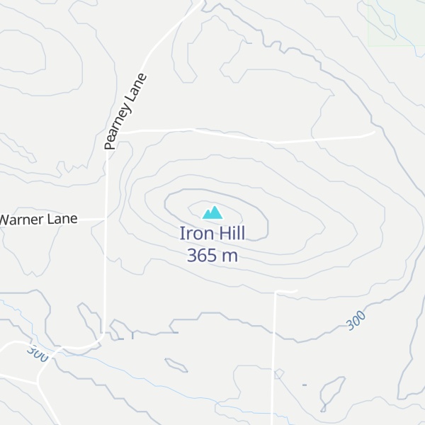 Map of Iron Hill