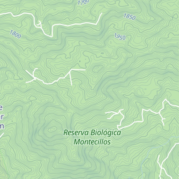 Map of Monte Cerro Verde
