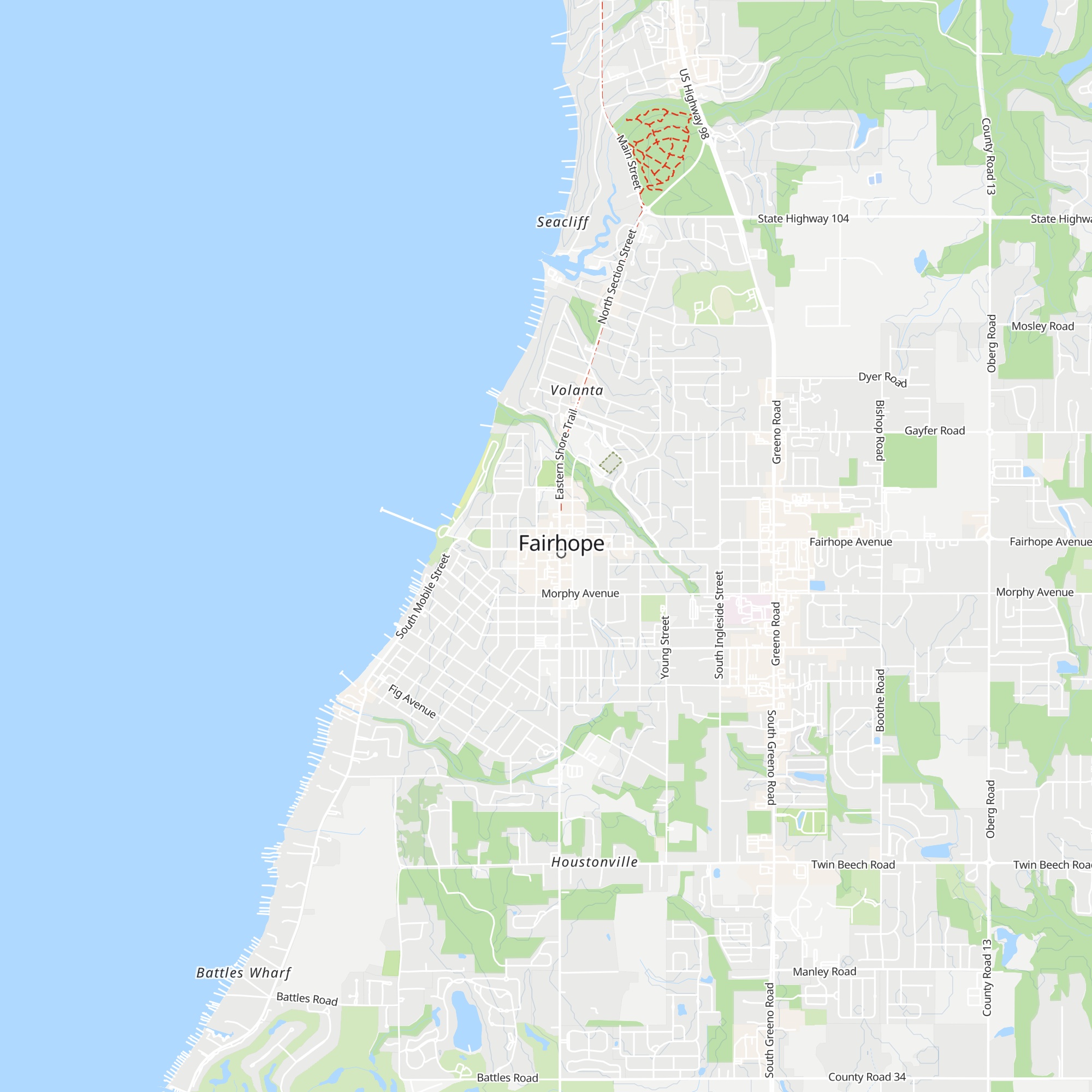 Eastern Shore Chamber of Commerce map