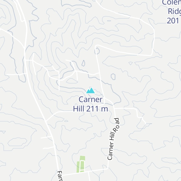 Map of Carner Hill