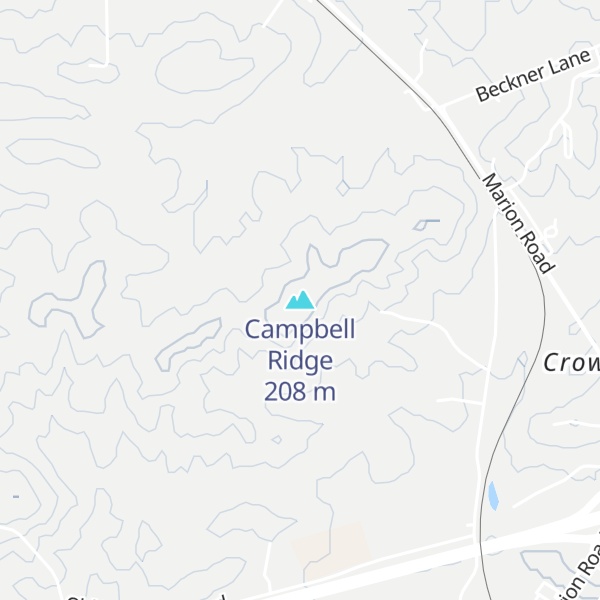 Map of Campbell Ridge