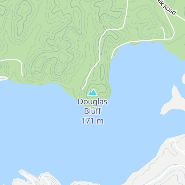 Map of Douglas Bluff