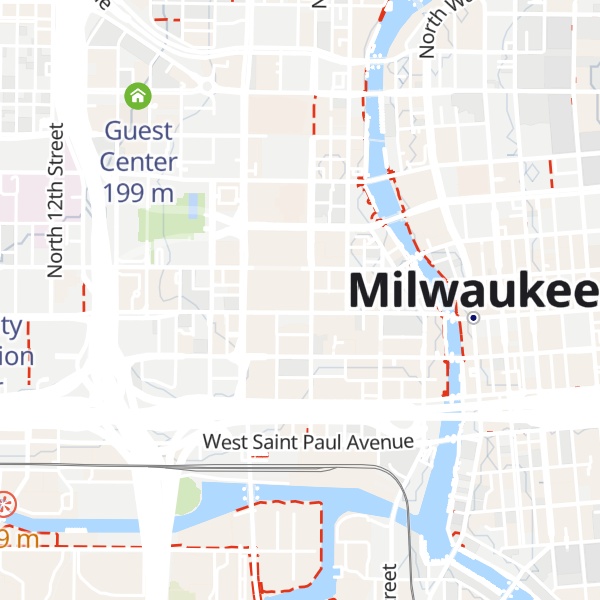 Map of Visitor Information Center