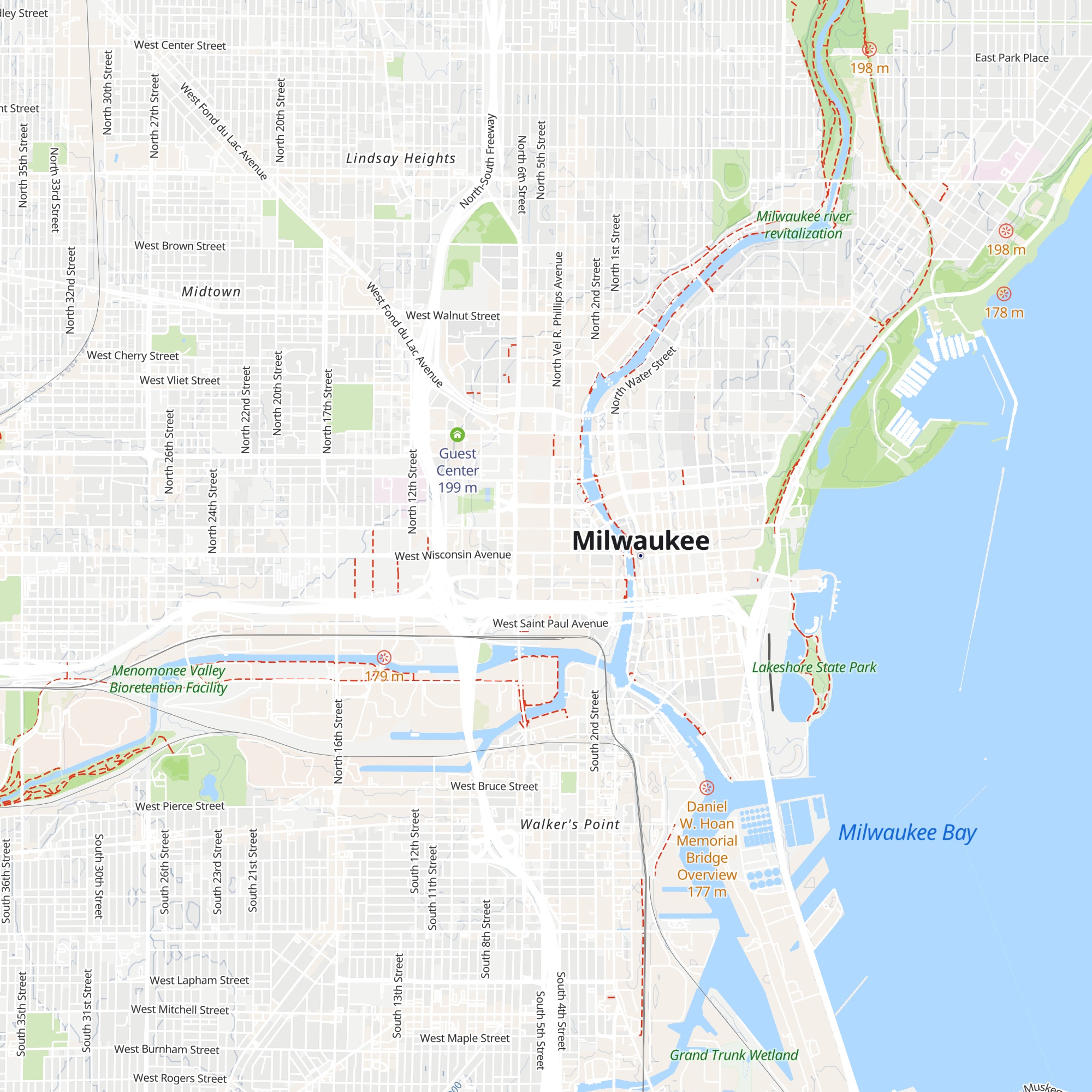 Visitor Information Center map