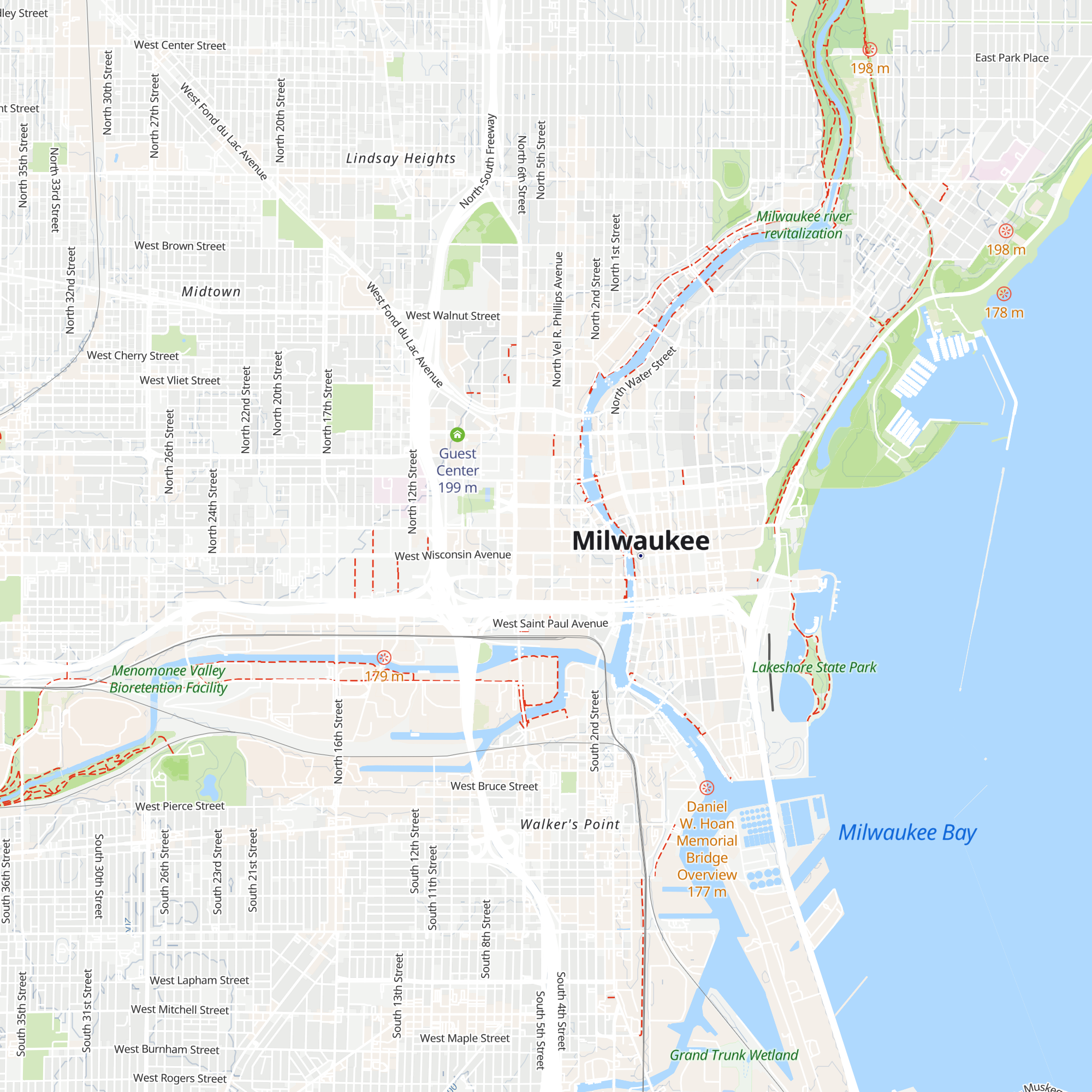 Visitor Information Center map