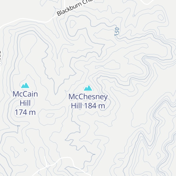Map of McChesney Hill