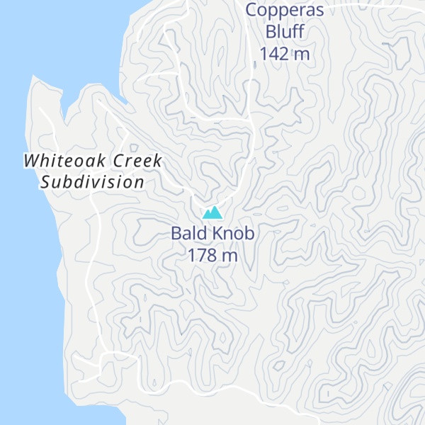 Map of Bald Knob