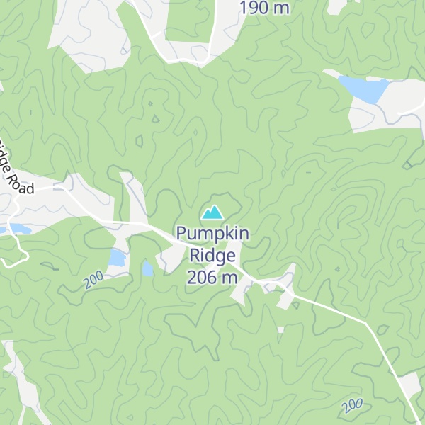 Map of Pumpkin Ridge