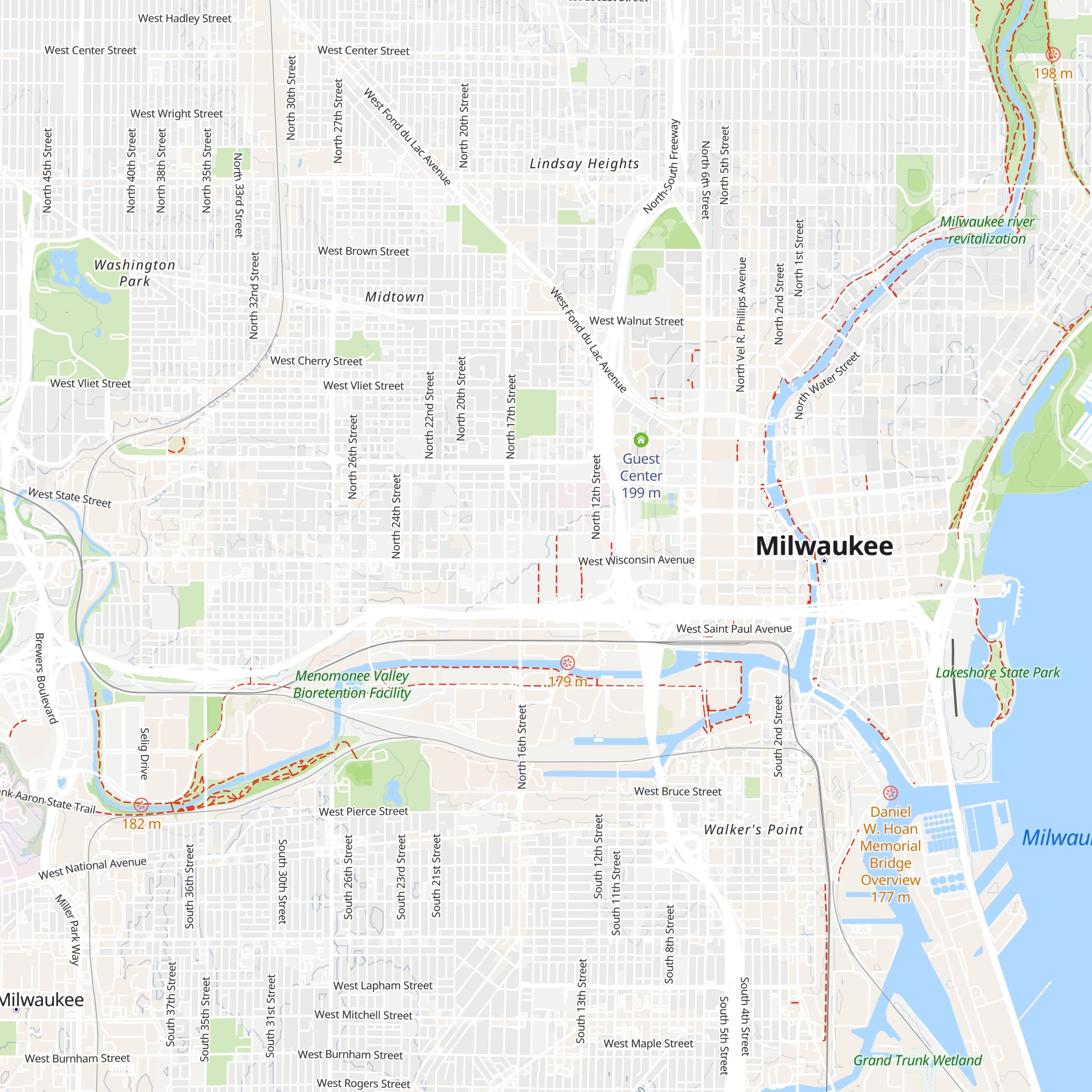 University Information Center map